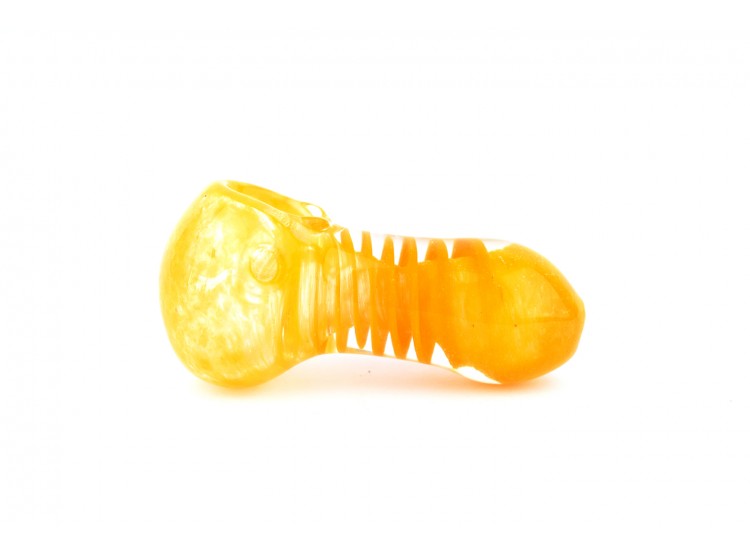 Pipa Pyrex 6 cms Resorte Naranja - Productos Genéricos