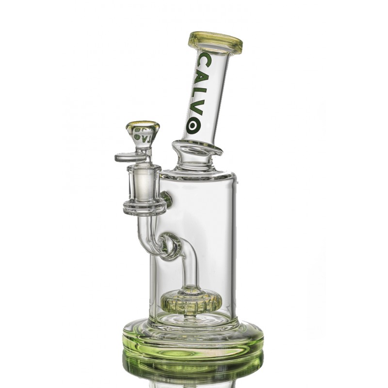 Bong Esencial Rig 22 cm Green Calvoglass - Calvo Glass
