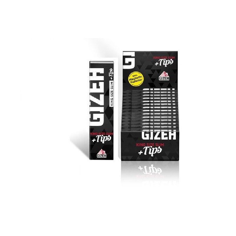 Papelillos Gizeh Negro King Size + Tips - Gizeh