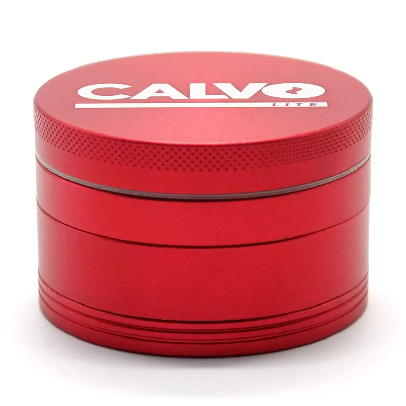 Moledor Metalico Rojo 63mm Calvo Glass - Calvo Glass