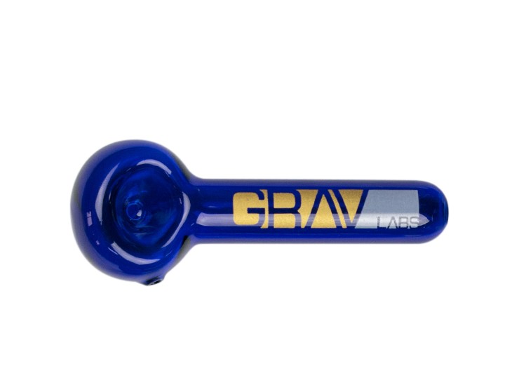 Pipa Tipo GravLab 7cm Azul Dorada - Productos Genéricos