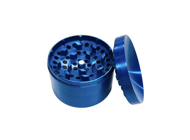 Moledor Metalico 50Mm 4 Pcs Concavo Azul - Productos Genéricos